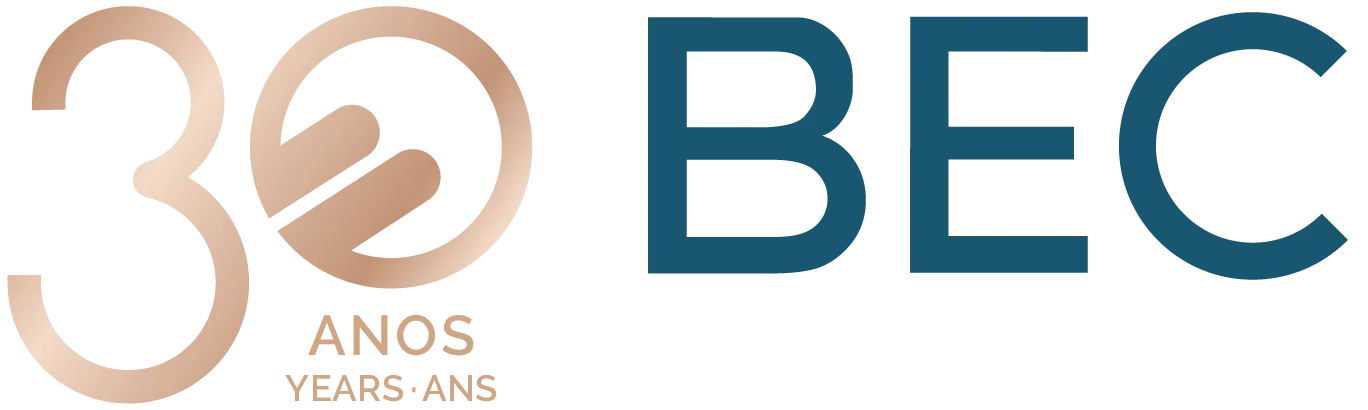 Logótipo da BEC – Focus on Details, empresa com foco em detalhe e qualidade, patrocinadora do Personal Branding Summit
